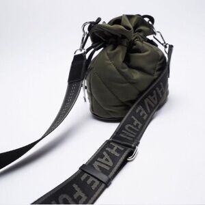 Zara quilted mini bag